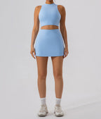 Cropped Halter Top by Pear Girly