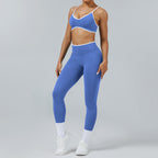 Seamless Back-Support Running Quick-Drying Yoga And Fitness Apparel Set by Pear Form