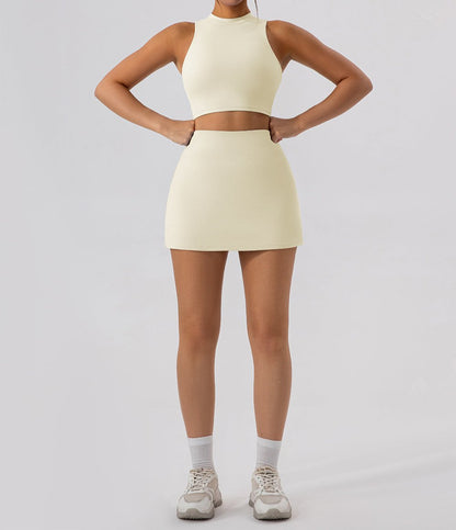 Cropped Halter Top by Pear Girly