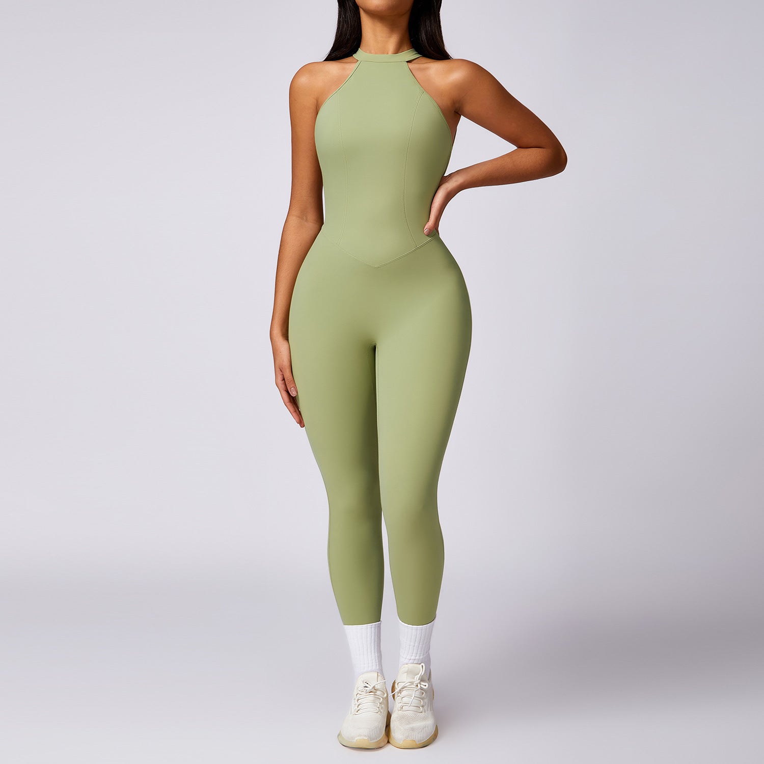 Tight Sports Workout Bodysuit by Pear Girly